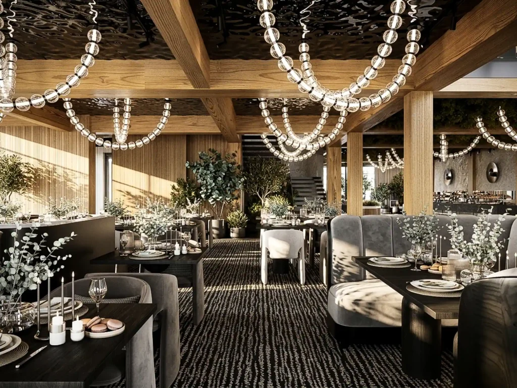 Restauracja Natura Resort – wnętrze